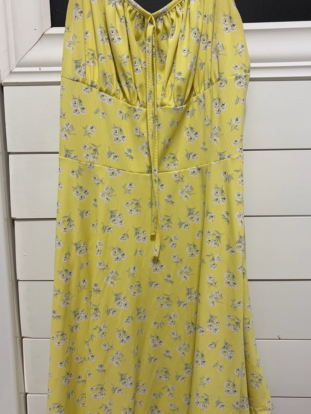 SHEIN Yellow Floral Sundress